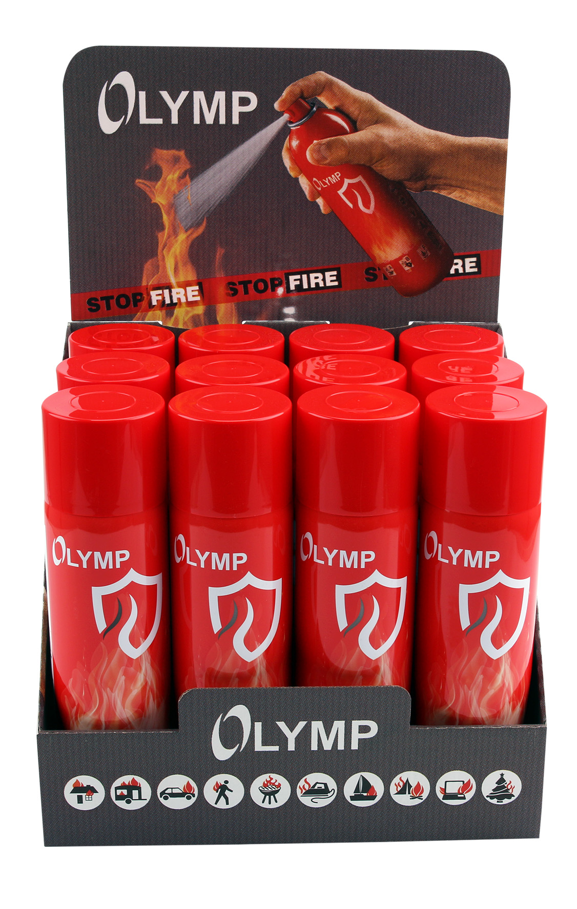 PEARL Feuerlöschspray 600ml - Für Küche, Fettbrand & Haushalt