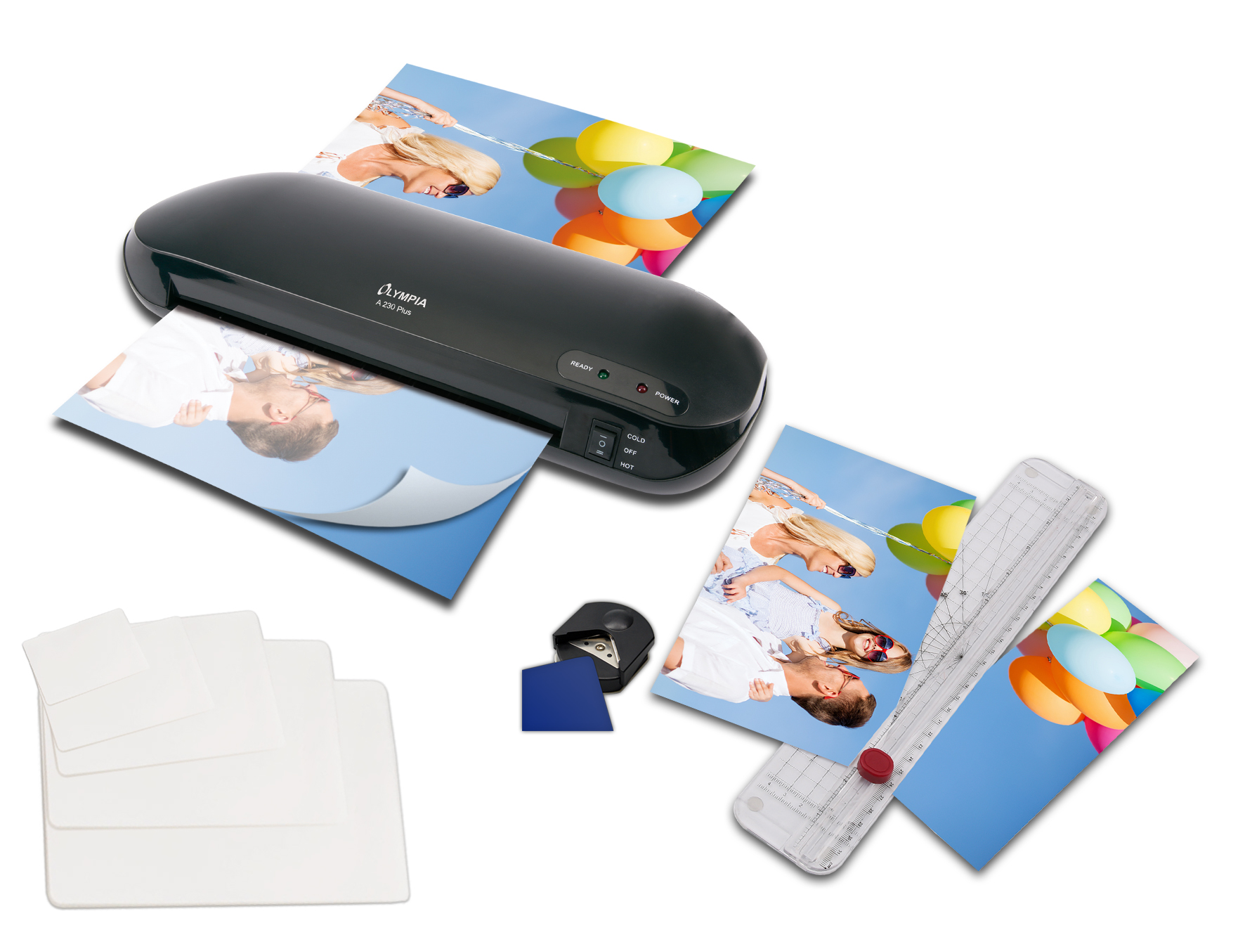4 in 1 set with laminator A 230 Plus