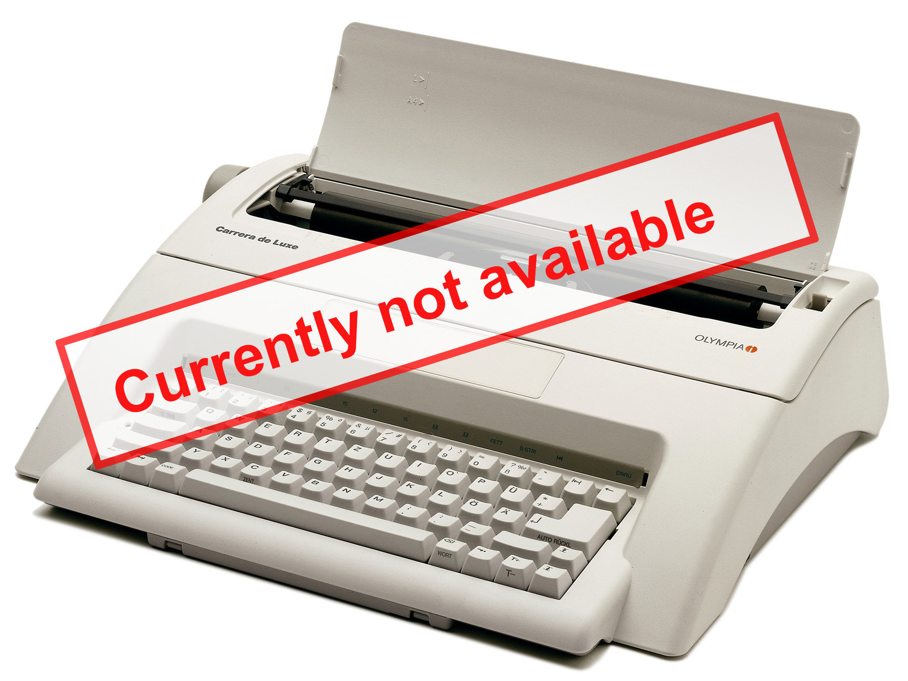 Typewriter Carrera de luxe | Olympia Business Systems